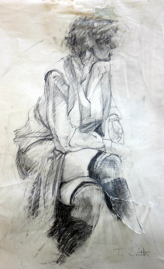 Life Drawing Drawing by Tom Smith