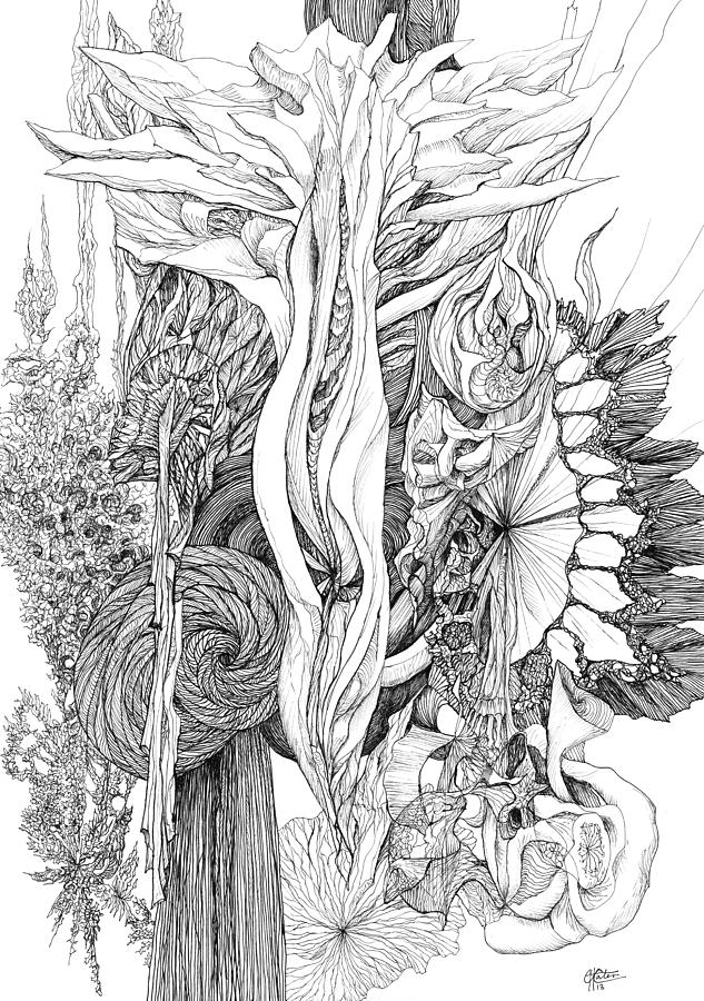 Life Force Drawing by Charles Cater