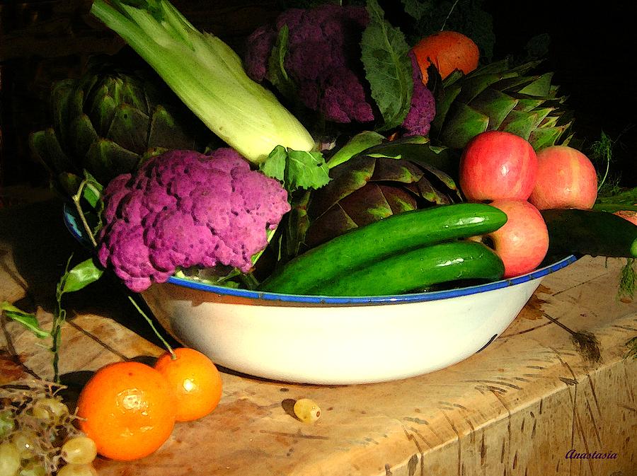 Life From The Garden  New Mexico Kitchen Palette I Photograph by Anastasia Savage Ealy