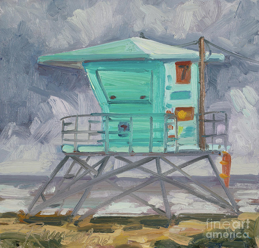 Life Guard Tower 7 at Sycamore Cove Beach by Julie Rumsey Life Guard Tower 7 at Sycamore Cove Beach by Julie Rumsey
