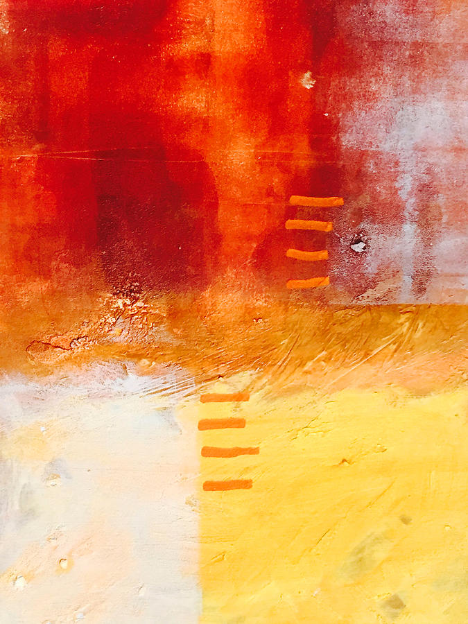 Life in Orange Painting by Nancy Merkle