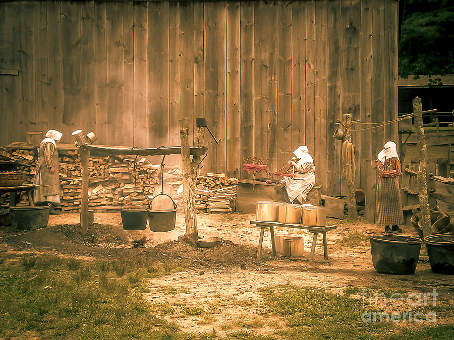 Life in the 1830s-3 Photograph by Claudia M Photography