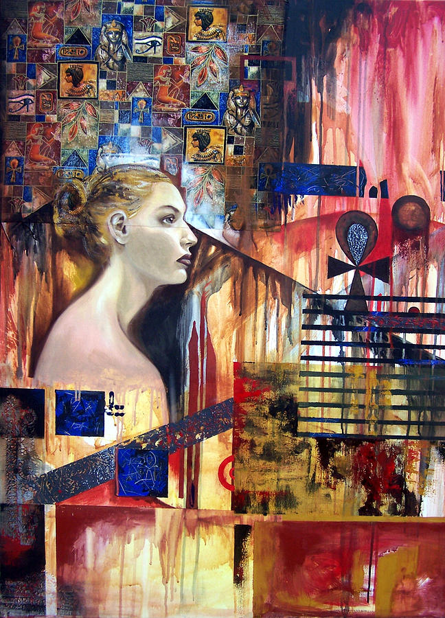 Life in the Past Painting by Leyla Munteanu