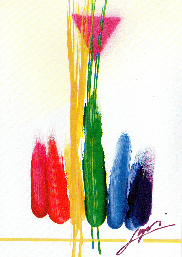 Spectrum Of Colors Painting - Life is a miracle  by Thomas Lupari