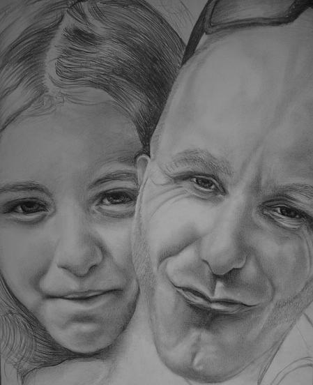 Portrait Drawing - Life Is About Fun by Steve Vanhemelryck