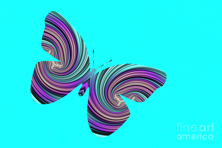 Life Is Like A Butterfly Digital Art by Steve Purnell