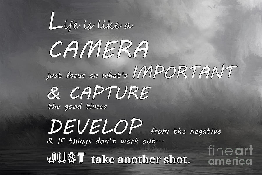 Life Is Like A Camera Painting by Janice Pariza