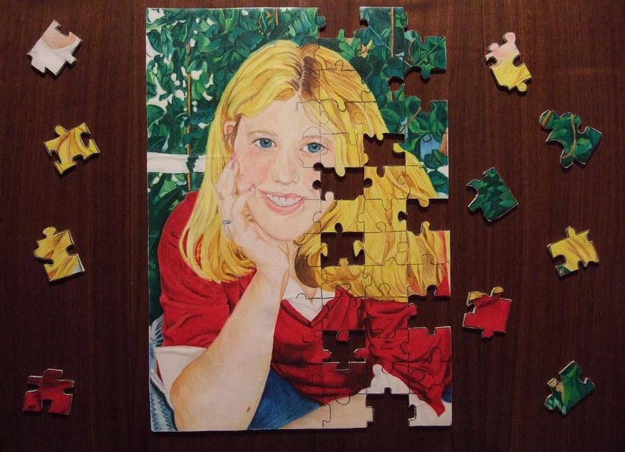 Life is Like a Puzzle Drawing by Ellen Seydell - Fine Art America