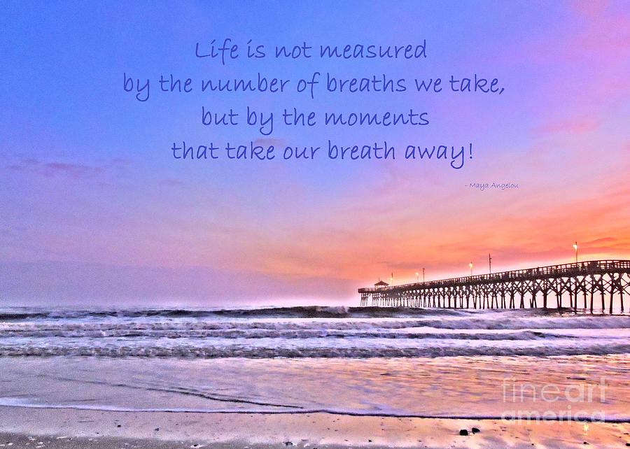 Life is Measured - Card Photograph by Shelia Kempf
