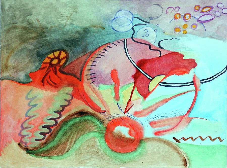 Life Machine Painting by Laura Joan Levine