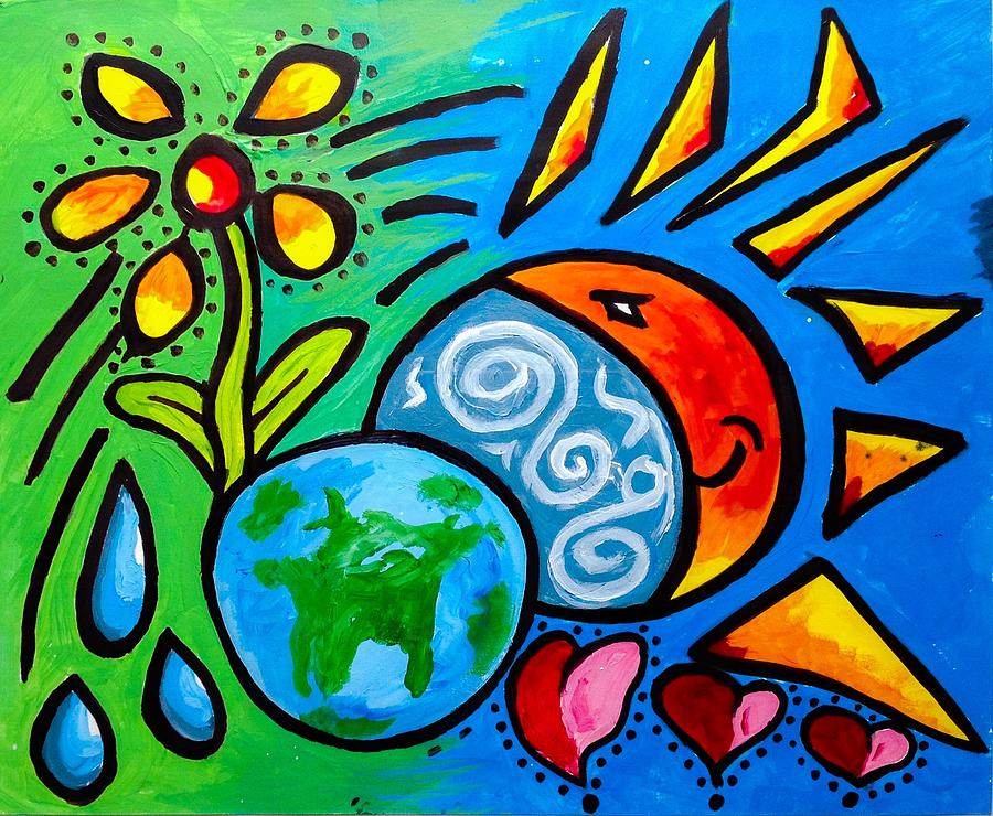 Invest in Our Planet | Only One Earth Drawing | Environmental Day Creative  Ideas | Save Environment - YouTube