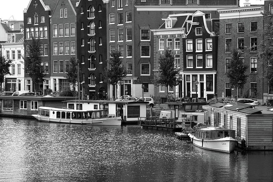 Amsterdam Canal Scene, The Netherlands Photograph by Aidan Moran