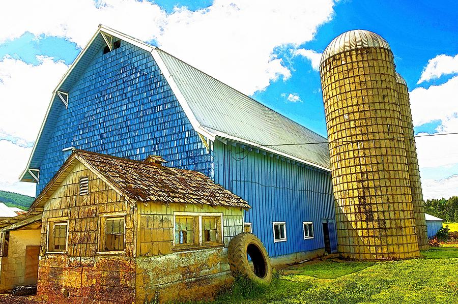 Barn Photograph - Life on the Farm by Steve Warnstaff