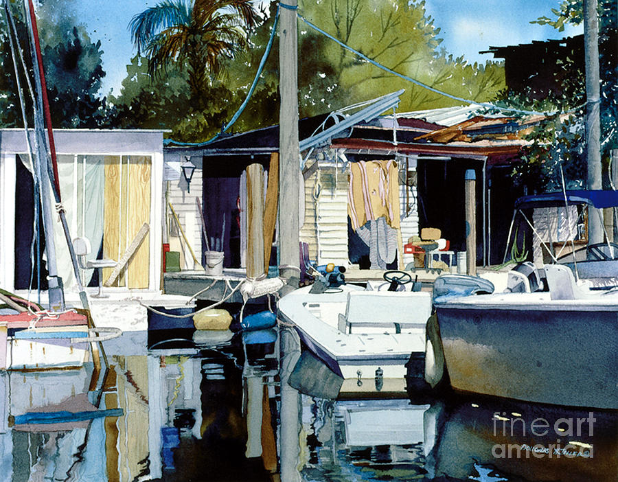 Life on the Water I Painting by Douglas Teller