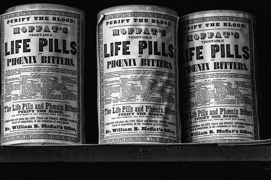 Black And White Photograph - Life Pills by Jay Stockhaus