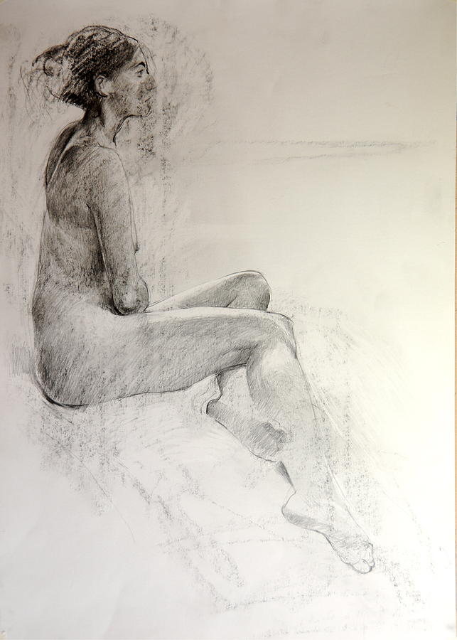Life Study Drawing by Harry Robertson