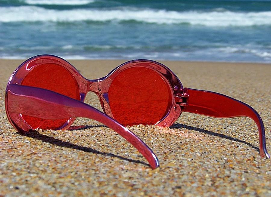 Life Through Rose Colored Glasses Photograph By Pattie Frost Pixels 
