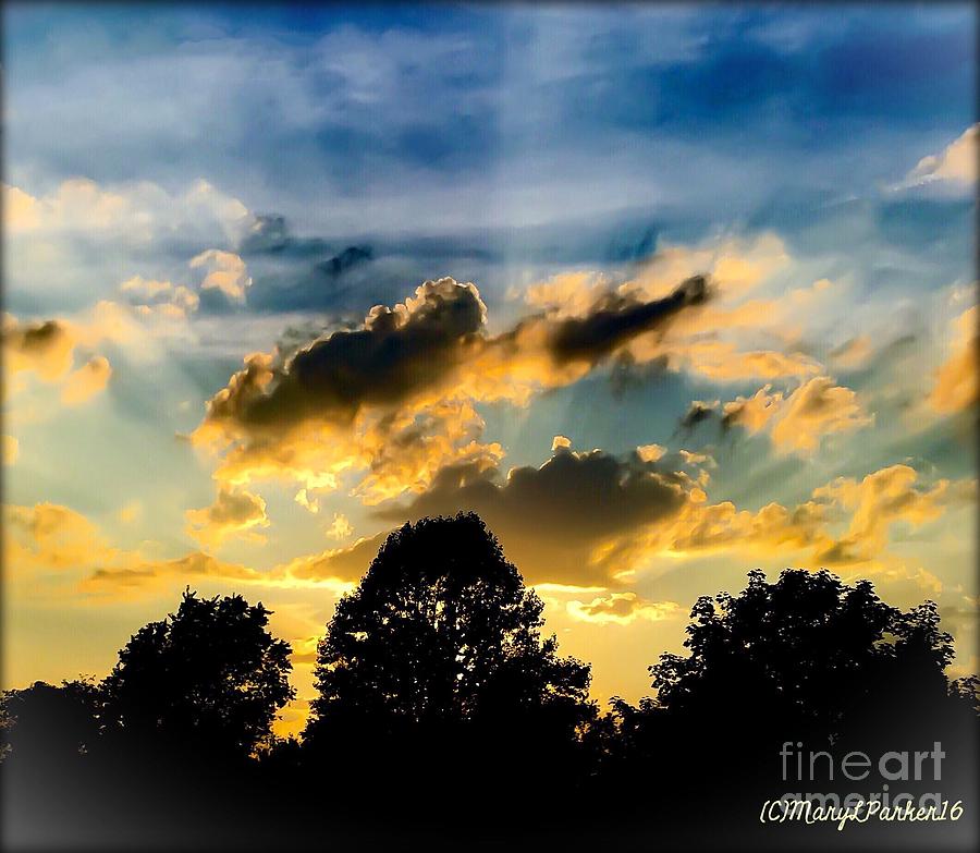 Sunset Digital Art - Life With Out Words by MaryLee Parker