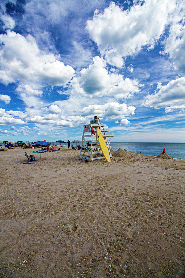 Lifeguard at Pikes Beach Photograph by Robert Seifert