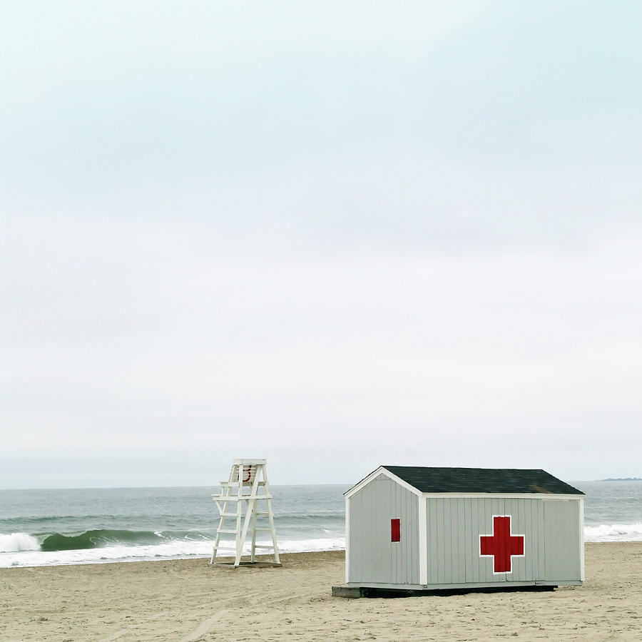 Lifeguard Chair and First Aid Station Photograph by Brooke T Ryan