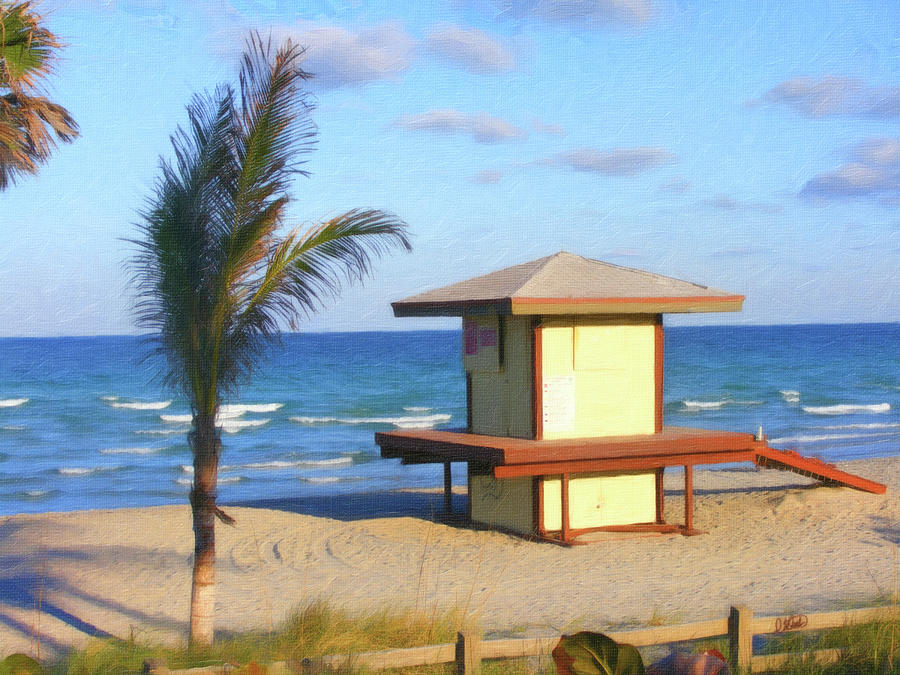 Lifeguard Shack - RDW0006688 by Dean Wittle Lifeguard Shack - RDW0006688 by Dean Wittle