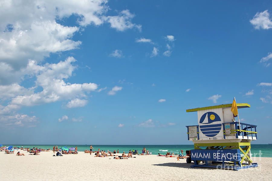 Lifeguard Station Miami Beach Florida by Steven Frame Lifeguard Station Miami Beach Florida by Steven Frame