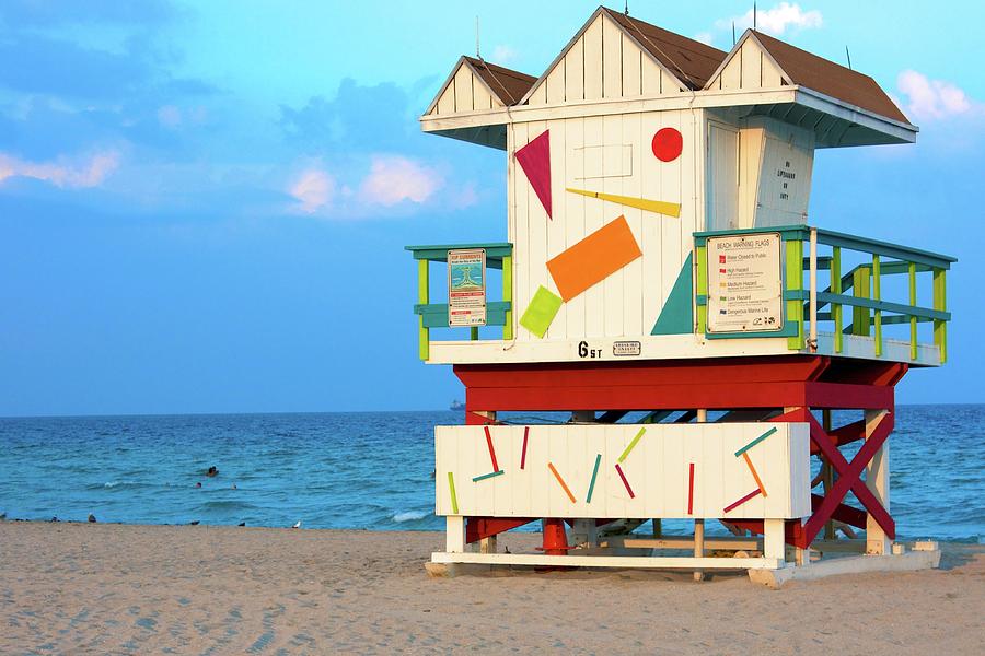LifeGuard Tower Photograph by Michael Albright