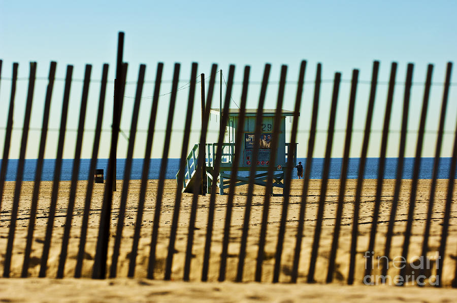 Lifeguard tower on the beach Photograph by Micah May