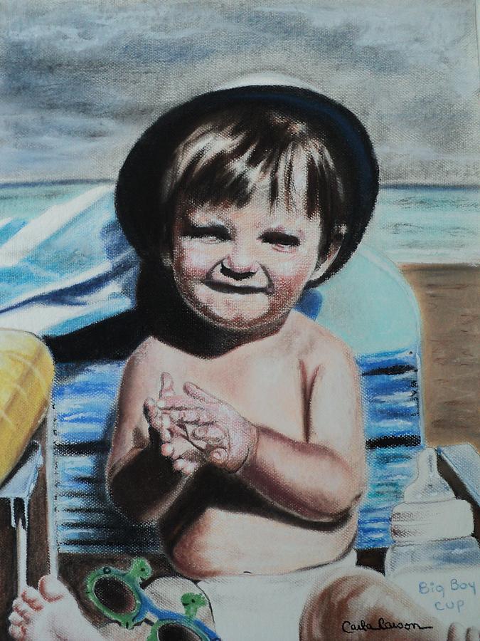 Lifes a Beach Drawing by Carla Carson