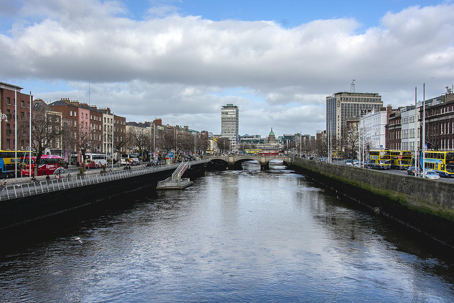 Liffey River, Dublin, Ireland Photograph by WAZgriffin Digital
