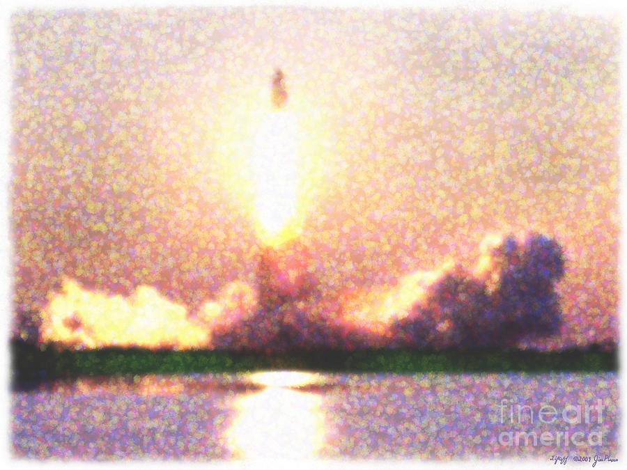 Liftoff Digital Art - Lift Off by Jim Plaxco Liftoff Digital Art - Lift Off by Jim Plaxco