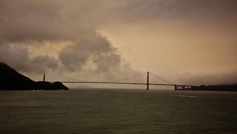 Golden Gate Bridge Photograph - Lifting Fog by Patrick  Flynn