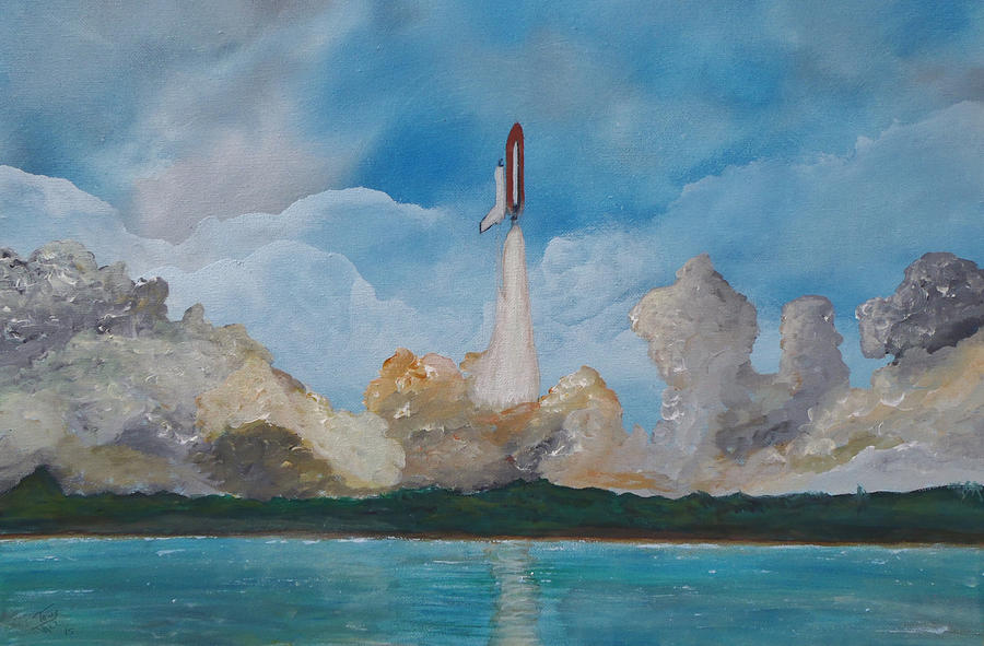 Liftoff  Painting by Tony Rodriguez