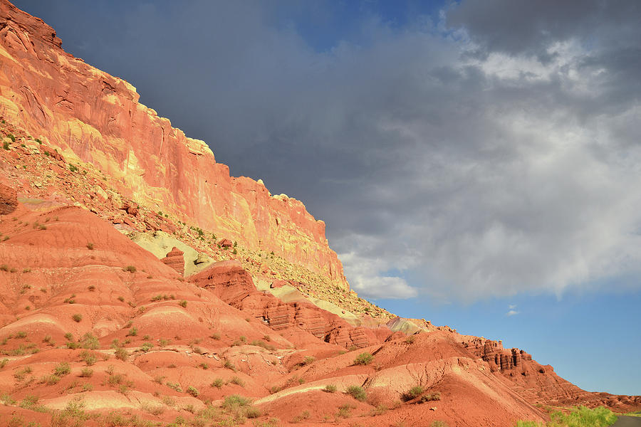 Light after the Storm on Capitol Reef Photograph by Ray Mathis