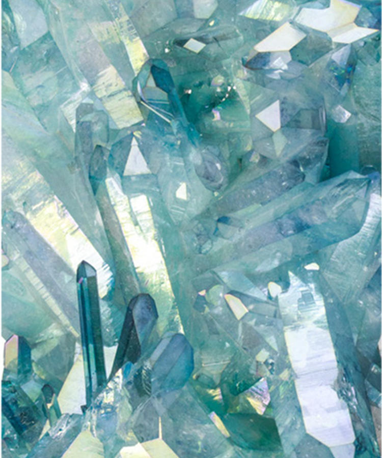 light blue stone crystal