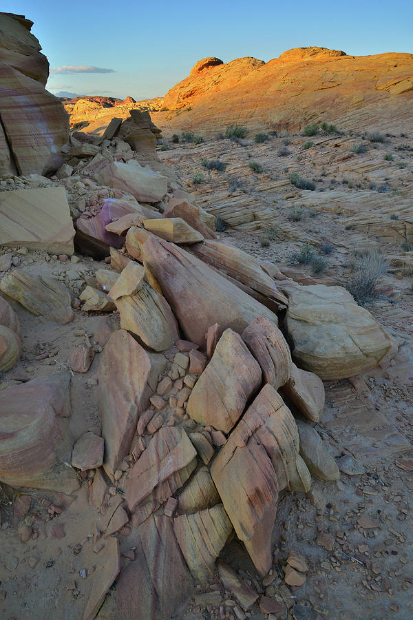 Light Fading On Valley Of Fire Photograph