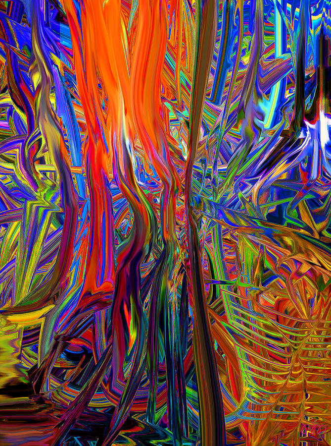 Light Flow 2 Digital Art by Phillip Mossbarger