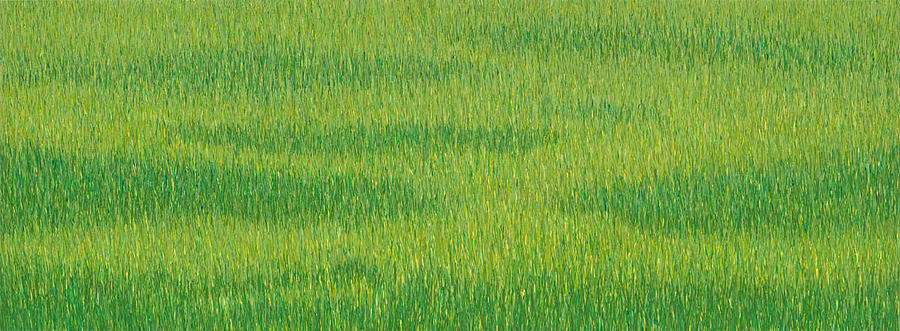 Grassland Painting - Light Green Grassland 3 by Kenneth Ober