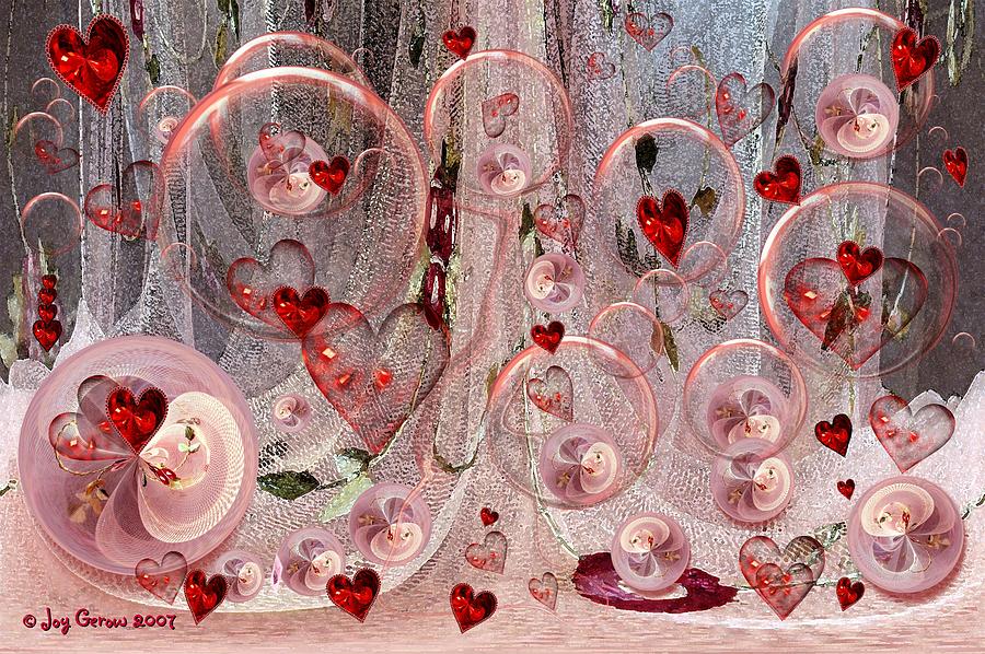 Hearts Photograph - Light Hearted by Joy Gerow Hearts Photograph - Light Hearted by Joy Gerow
