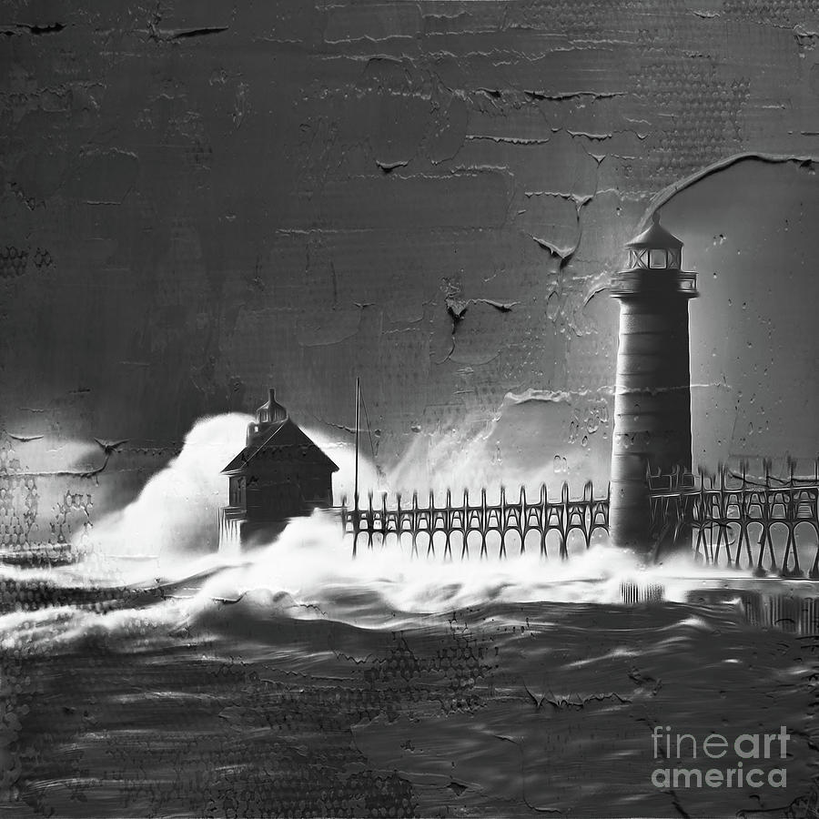 Light House 09c Painting by Gull G