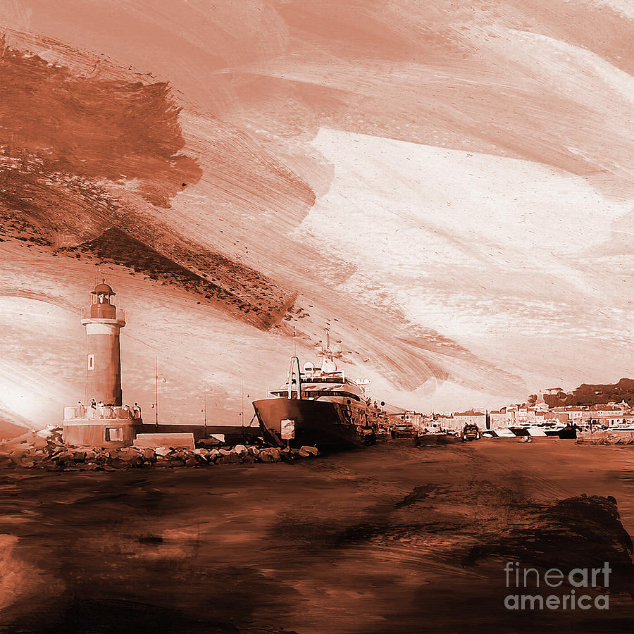 Light House 2ac Painting by Gull G