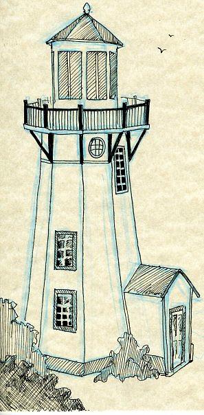 Light House Drawing - Light house  by Annelisa Fischer