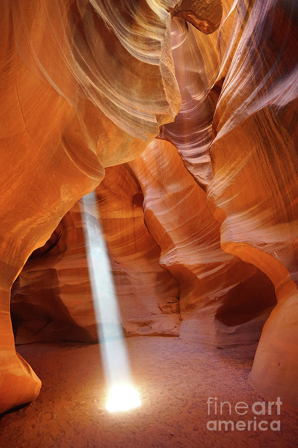 Light in Antelope Upper Canyon Photograph by Benedict Heekwan Yang