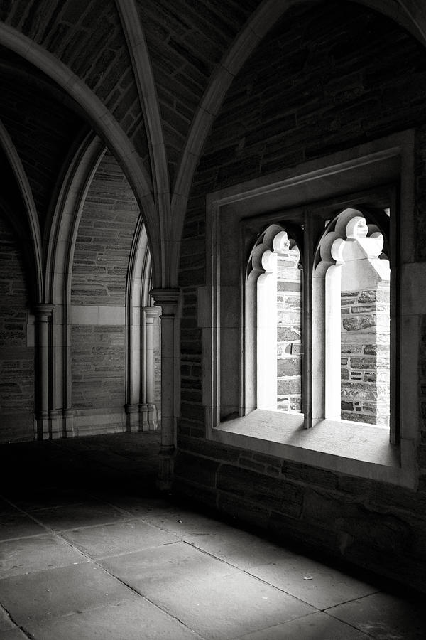 Princeton University Photograph - Light in Holder Hall, Princeton University by Stephen Russell Shilling