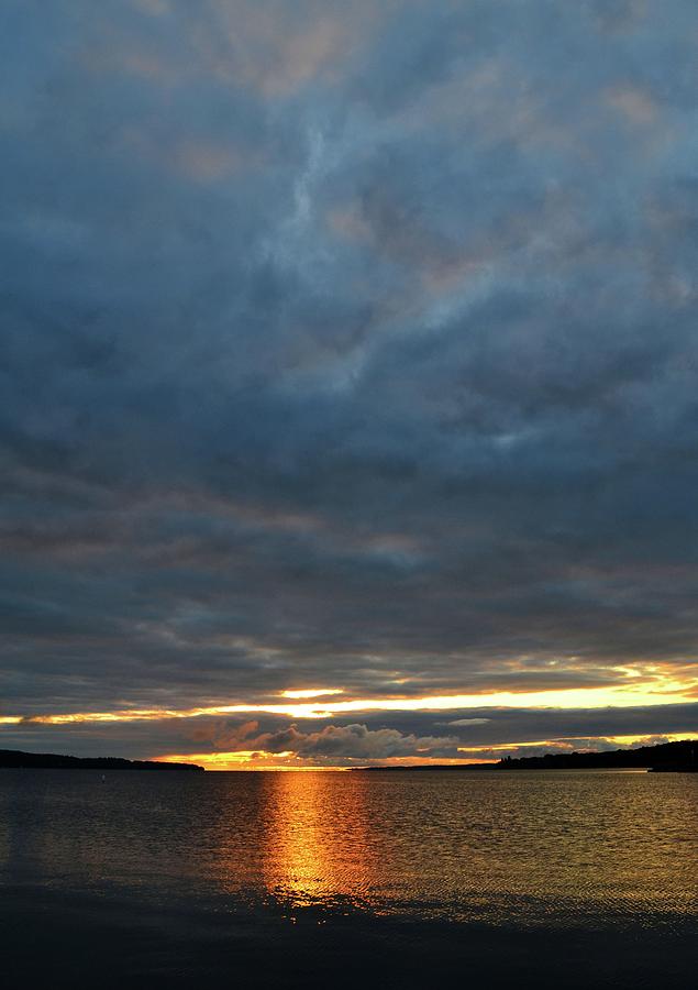 Light In The Clouds And Kempenfelt Bay  Photograph by Lyle Crump