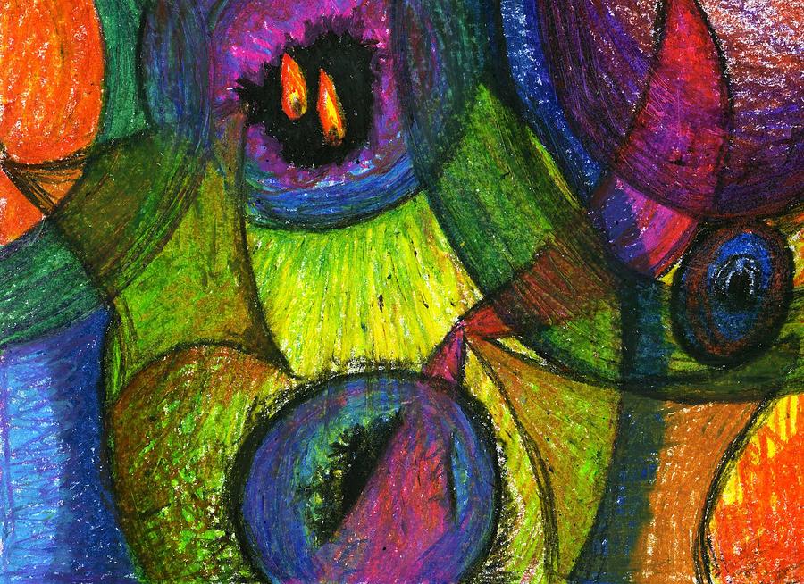 Christian Abstract Drawing - Light in the Darkness by Cassandra Donnelly