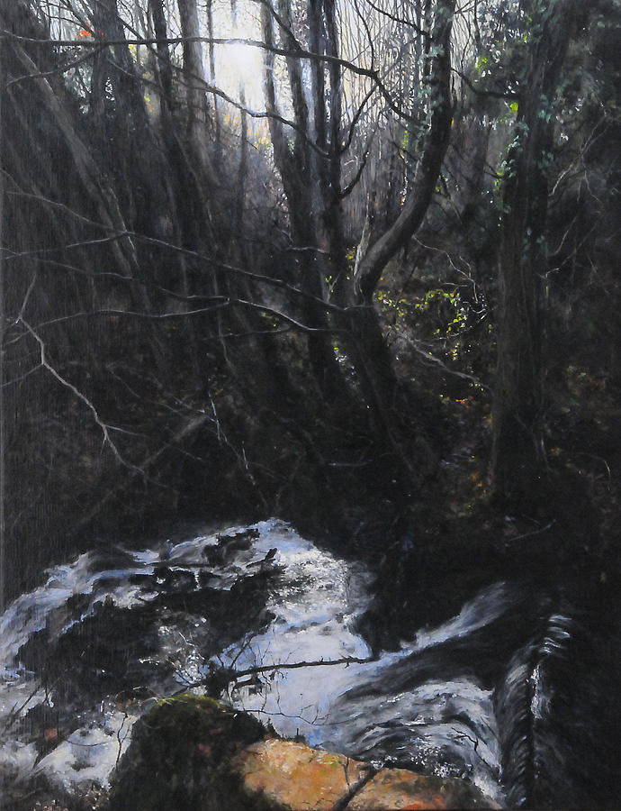 Light in the Woods Painting by Harry Robertson