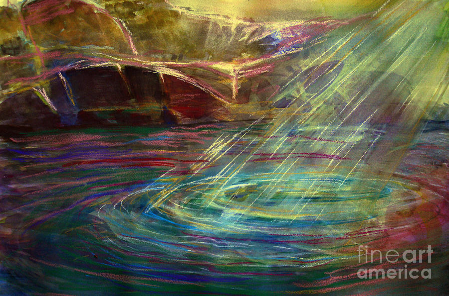 Light in Water Painting by Allison Ashton