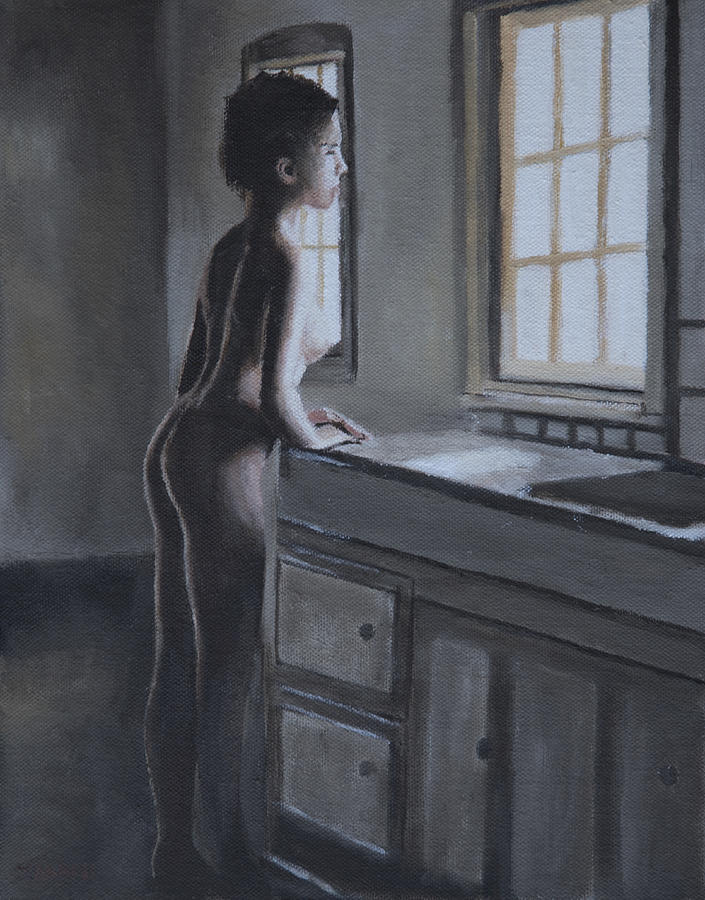 Light Into The Kitchen Painting by Masami Iida
