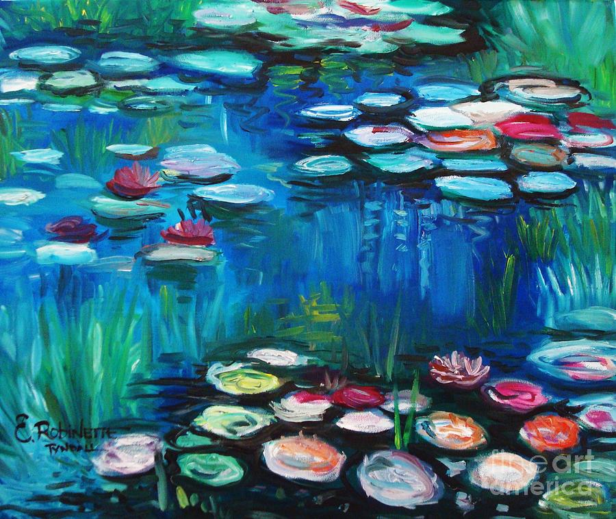 Light of the Lillies Painting by Elizabeth Robinette Tyndall